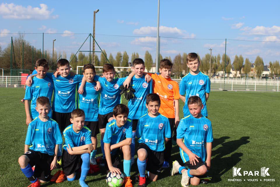 photo d'équipe des jeunes du nord ardennes football club kpark 