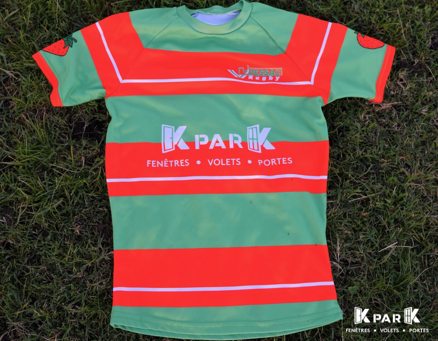 Maillot au sol M14 Pessac Rugby maillot kpark 