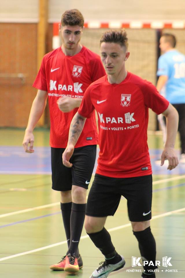 joueurs de Maubeuge Futsal KparK