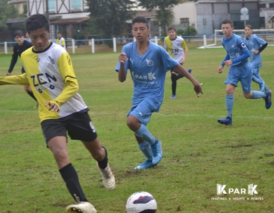 Jeunes pendant le match KparK FC Coteaux Libournais 