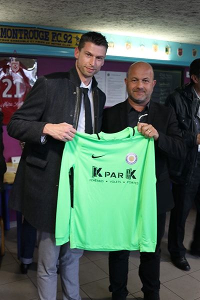 Directeur des ventes de KparK avec le président du MFC92