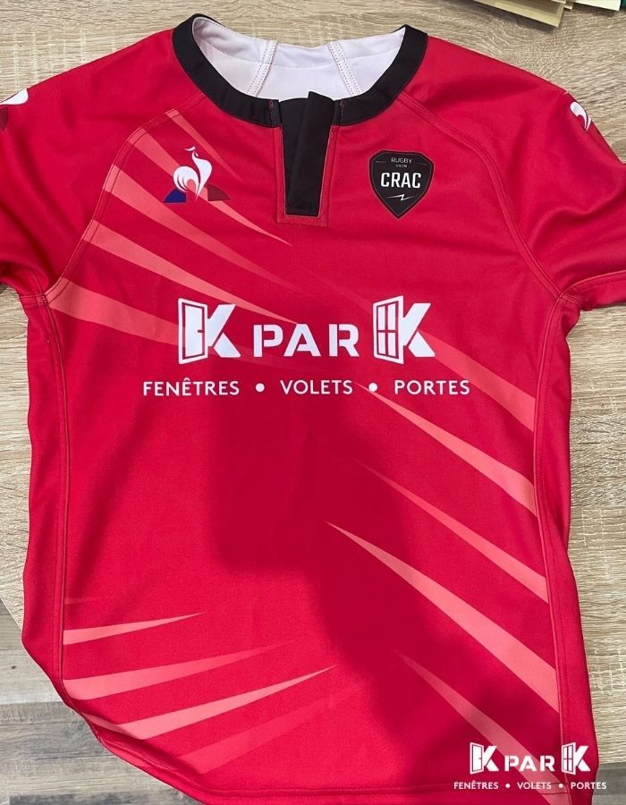 club rugby aube champagne ossey kpark maillot