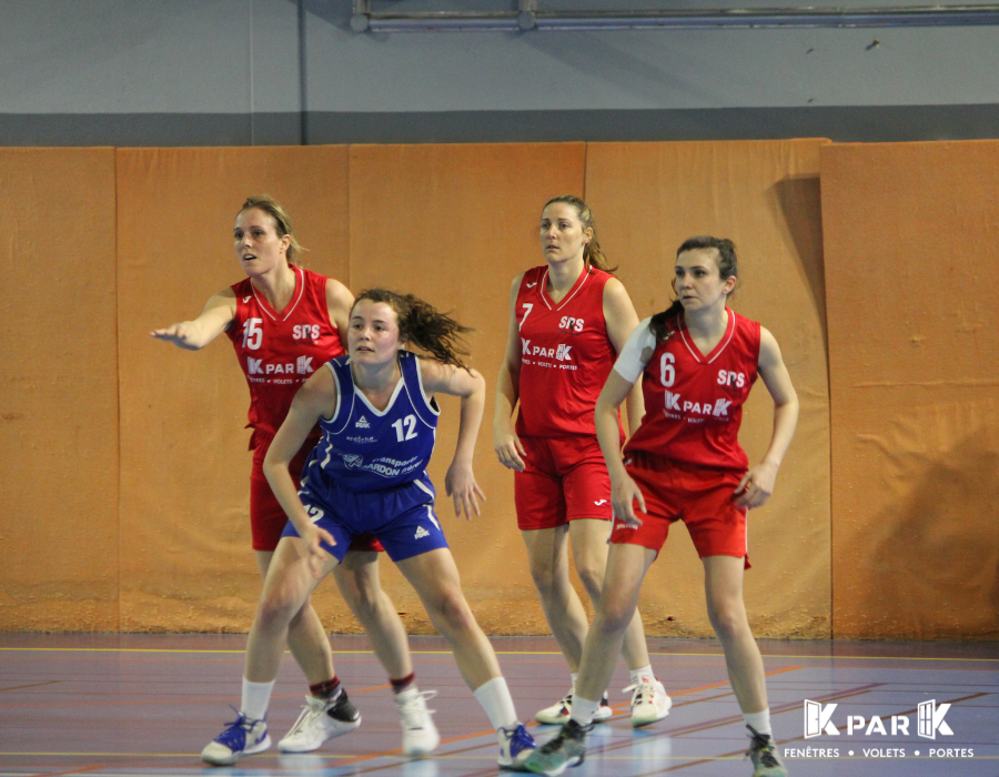 maillot KparK joueuses équipe féminine Saint-Péray Sportif Basket