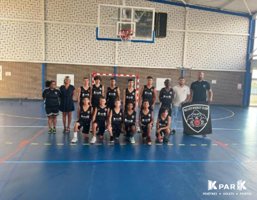 équipe U13 maillots kpark fc belleu basket ball