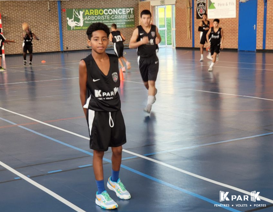 Maillot kpark joueur U13 FC belleu basket ball 