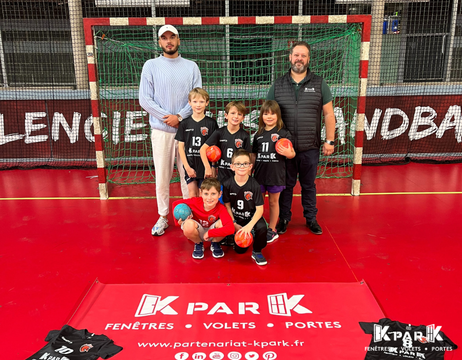 équipe mini hand valenciennes handball maillots kpark