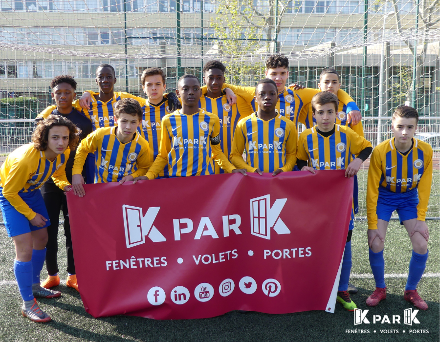 Maillot KparK Montrouge FC photo d'équipe 2019