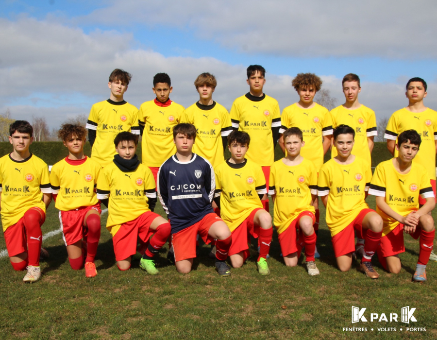 Maillot KparK équipe U15 FC Saint-Saturnin - La Milesse