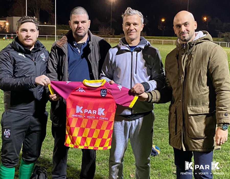 remise maillot KparK rugby club chartreuse Néron