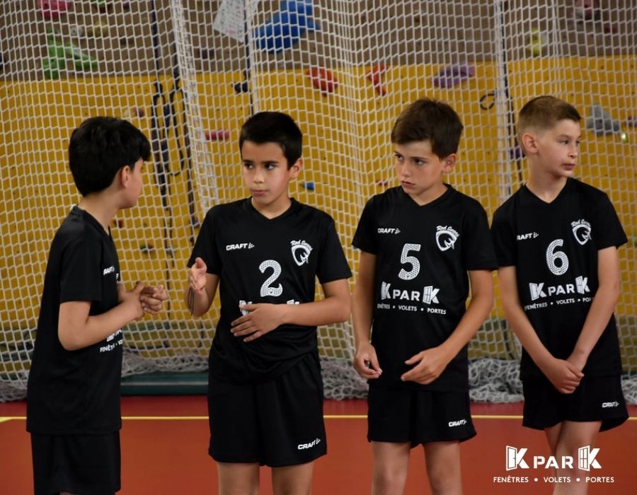 kpark joueurs equipe de jeunes valenciennes handball