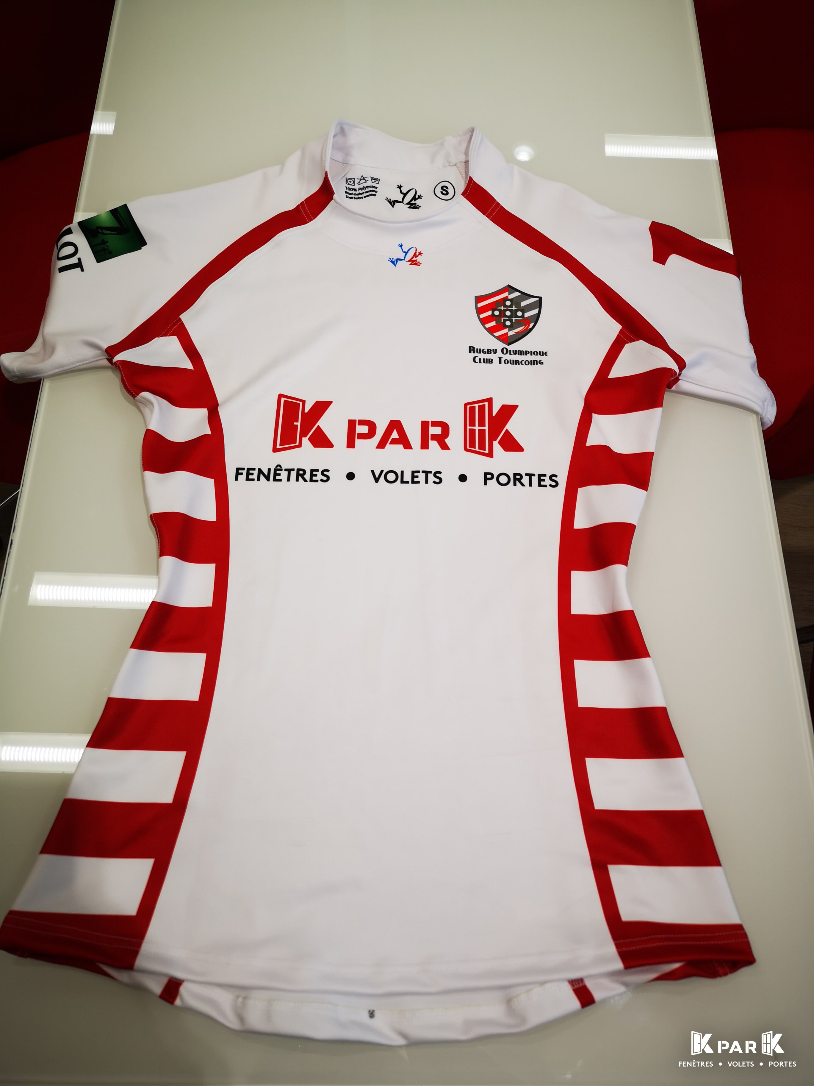 maillot kpark pour le rugby club de tourcoing