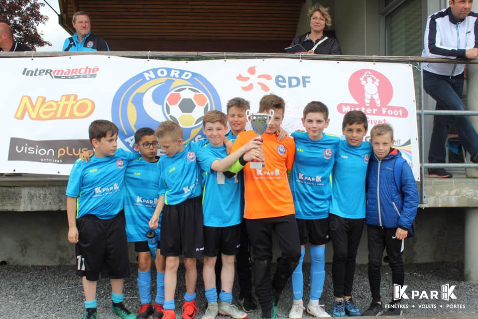 victoire tournoi nord ardennes football club kpark 