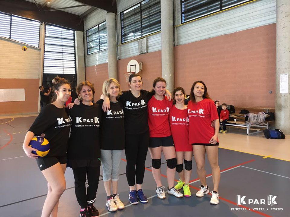 équipe joueuse tournois de volley Vedène KparK 