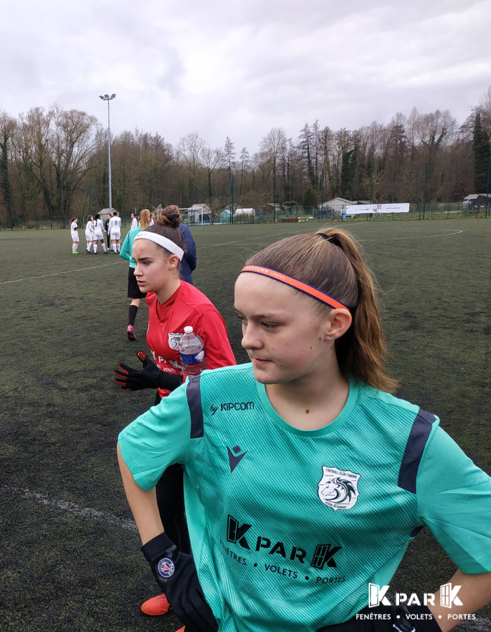 Maillots KparK FCF Hénin-Beaumont U18 joueuse mi-temps