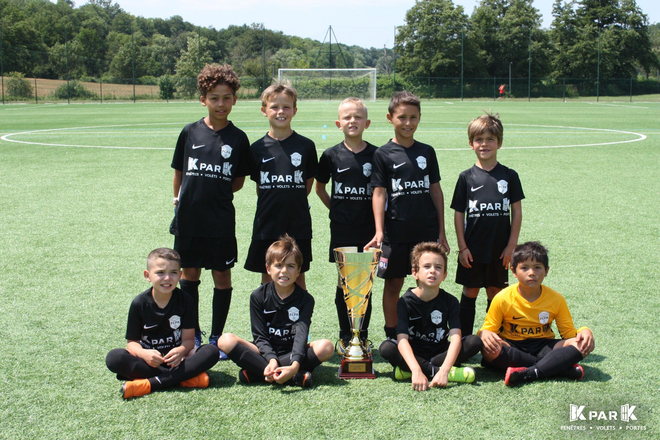équipe jeune de l'école de foot fcpa kpark 